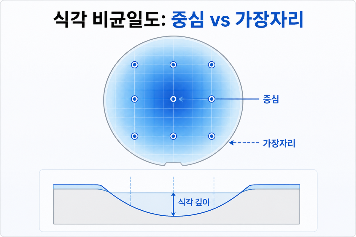 식각 균일도(Etch Uniformity) 개선 — 지금 조건에서 가장 크게 걸리는 변수부터
